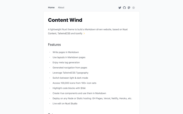 Content Wind